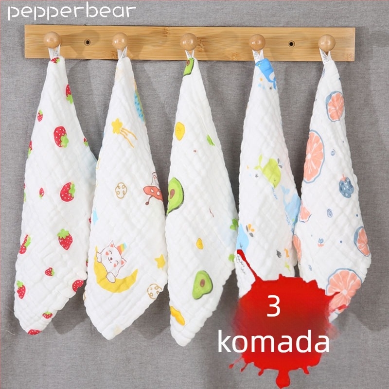 Šestoslojni dječji gazasti ručnik, punilo: čista pamuk, tkanina: super vlakna, uzorak: životinje, pogodan za bebe i djecu 1–3 godine