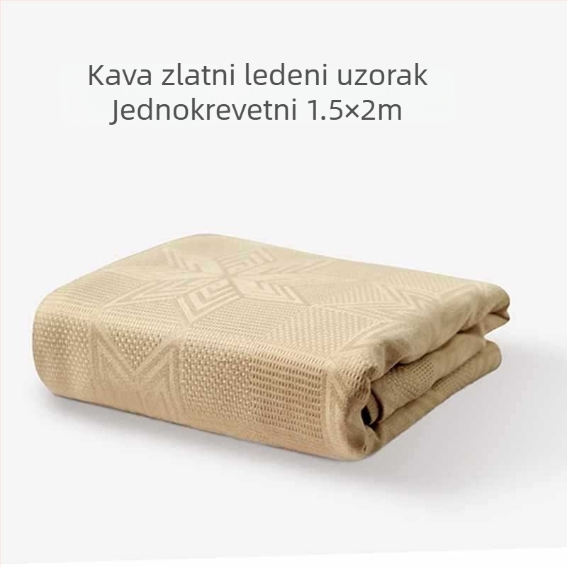 Jednoosoban pokrivač od vlakana bambusa, dojam ledenog satena, lagani ljetni pokrivač, zaštita djece od grinja, paplan od bambusovog ugljena, tanki pokrivač za klima uređaje