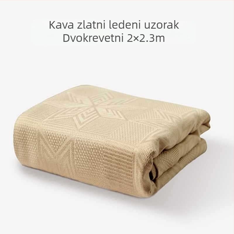 Jednoosoban pokrivač od vlakana bambusa, dojam ledenog satena, lagani ljetni pokrivač, zaštita djece od grinja, paplan od bambusovog ugljena, tanki pokrivač za klima uređaje