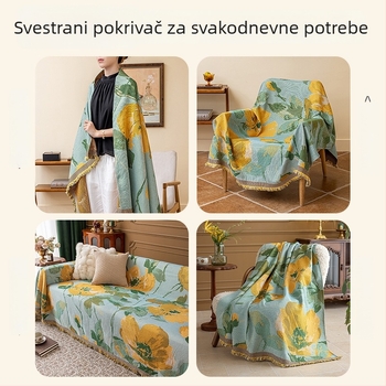 Dekorativna zaštitna navlaka za jednosed, zaštita od prašine, četiri godišnja doba, američki retro stil