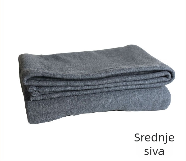 Dvostrano flis deka za jogu, 250 g poliestera, za proljeće i jesen, prilagodljivo obrađivanje
