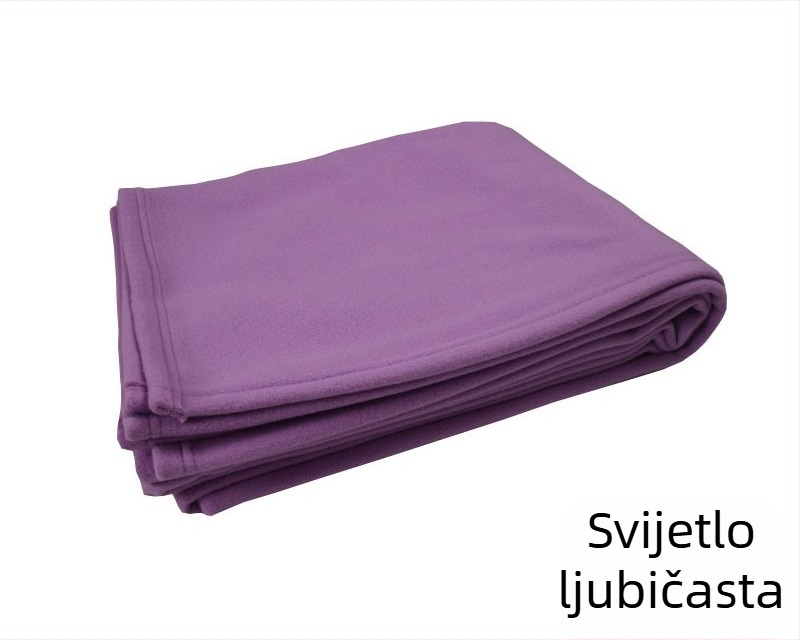 Dvostrano flis deka za jogu, 250 g poliestera, za proljeće i jesen, prilagodljivo obrađivanje