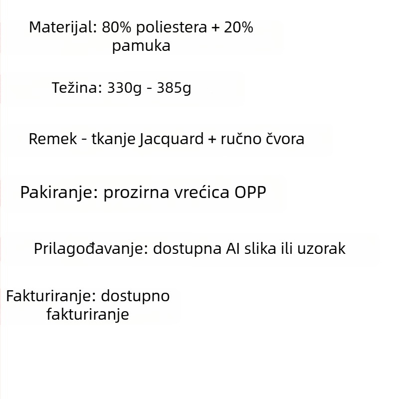  Ručnik za kupanje i plažu, miješanih vlakana, set od 21 komada, težina 300–400 g, vezeni i ravno tkanje