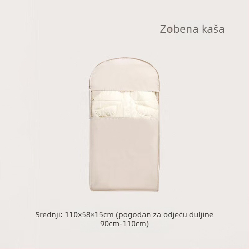 Vješeni zaštitni navlaka od Twill tkanine za odjeću – prozirna vrećica za pohranu u kućanstvu (deblja verzija)