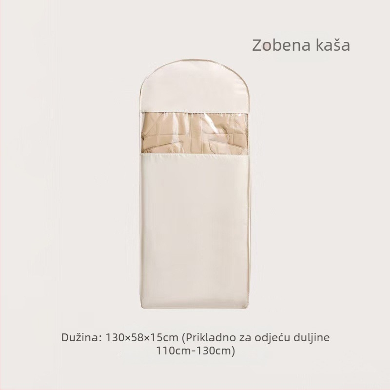 Vješeni zaštitni navlaka od Twill tkanine za odjeću – prozirna vrećica za pohranu u kućanstvu (deblja verzija)