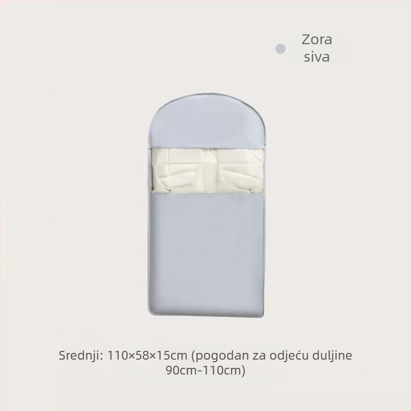 Vješeni zaštitni navlaka od Twill tkanine za odjeću – prozirna vrećica za pohranu u kućanstvu (deblja verzija)