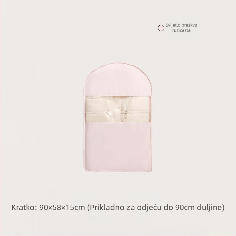 Vješeni zaštitni navlaka od Twill tkanine za odjeću – prozirna vrećica za pohranu u kućanstvu (deblja verzija)