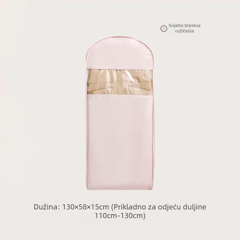 Vješeni zaštitni navlaka od Twill tkanine za odjeću – prozirna vrećica za pohranu u kućanstvu (deblja verzija)