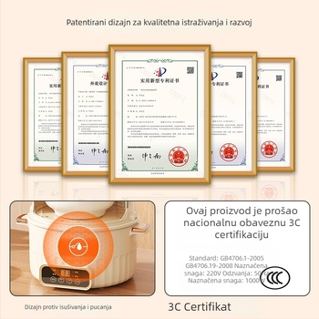 Višeslojni poklopac za tanjire za kućnu upotrebu, PET materijal, izolacija, inteligentan i zaštita od prašine