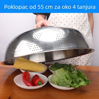 Metalni poklop za hranu, otporan na prašinu, moderan minimalistički stil, predstavljen 2019