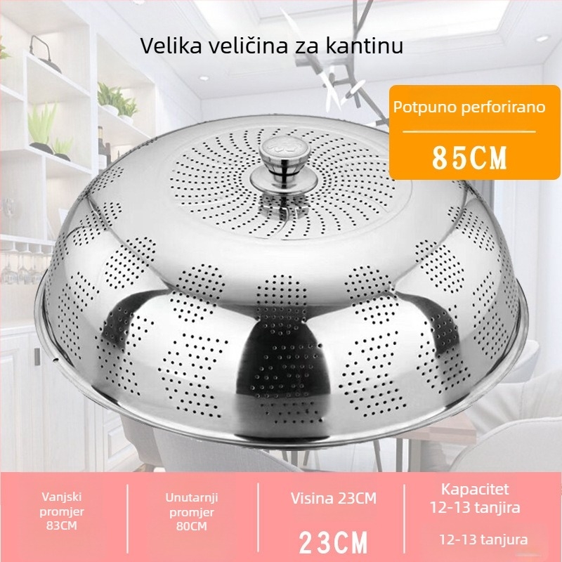 Metalni poklop za hranu, otporan na prašinu, moderan minimalistički stil, predstavljen 2019