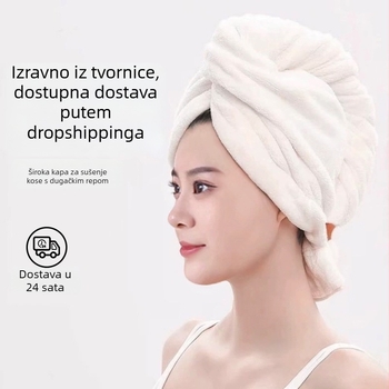 Suha kapa za kosu, koralni flis, 32 niti, jednostavno tkanje, 80–99 g