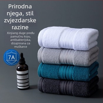 Ručnik za lice od dugovlaknastog pamuka, unisex, 200 g i više, upijajući i bez dlačica