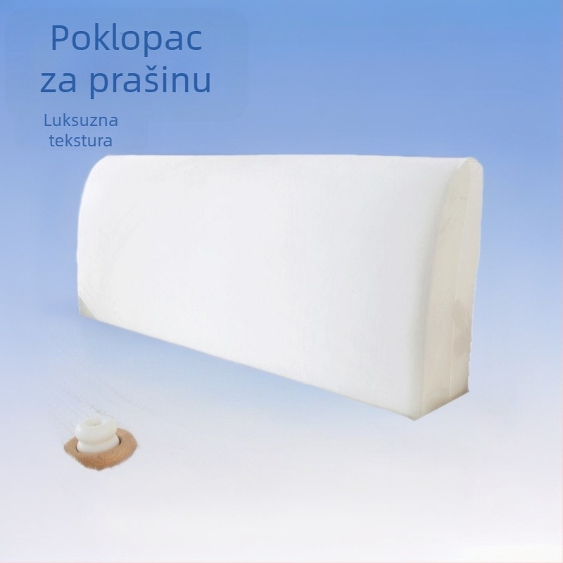 Univerzalni pokrivalo za naslon kreveta s elastičnim potpuno obloženim dizajnom, poliester, moderni minimalistički stil, zaštita od prašine i podrška za leđa.