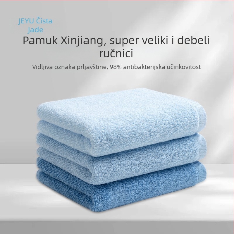 Kupaonski ručnik od 100% pamuka, težina iznad 500 g, jednostavno tkanje, za kućnu upotrebu