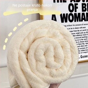 Troje ručnike za kupanje u Ins stilu, debeli mikrovlaknasti ručnici, bez dlačica, upijajući, Jacquard 150d