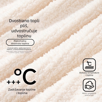 Ogrtač za kupanje od koralnog flisa, upija, debeo, unisex, zimski model, jacquard ogrtač s dizajnom leptira (koralni flis, upija, debeli, unisex, zima)