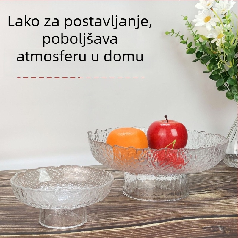 Luxury meow staklena posuda za voće - jednostavan stil, premium kvaliteta