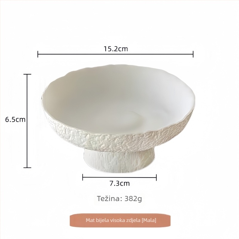 Luxury meow staklena posuda za voće - jednostavan stil, premium kvaliteta