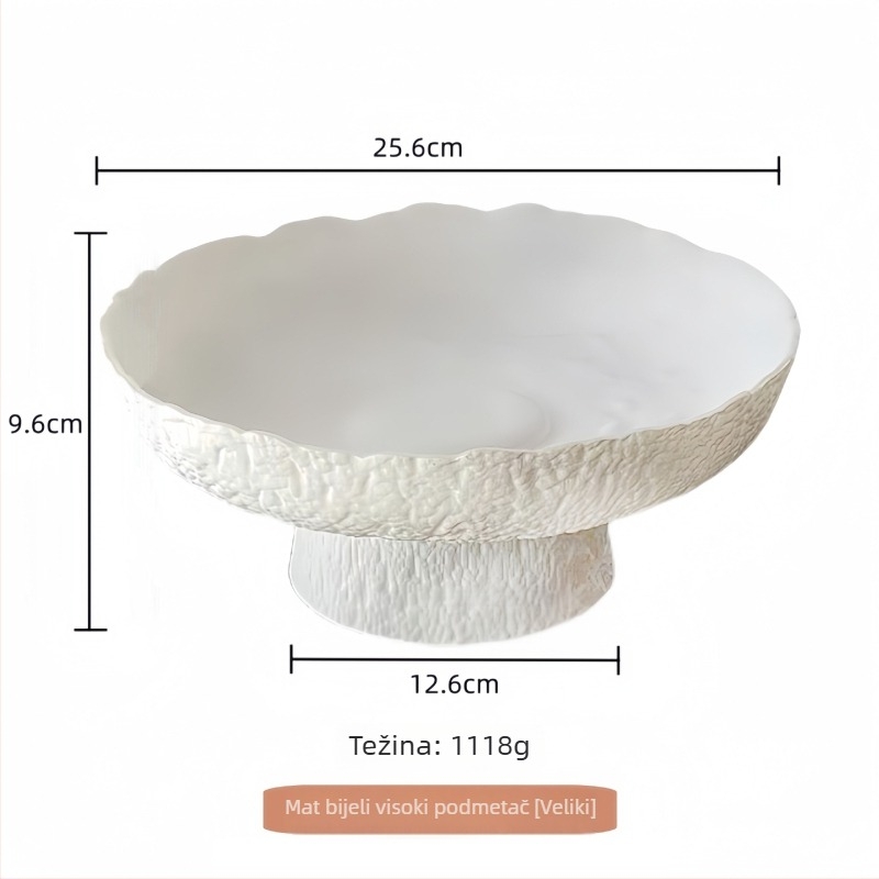 Luxury meow staklena posuda za voće - jednostavan stil, premium kvaliteta