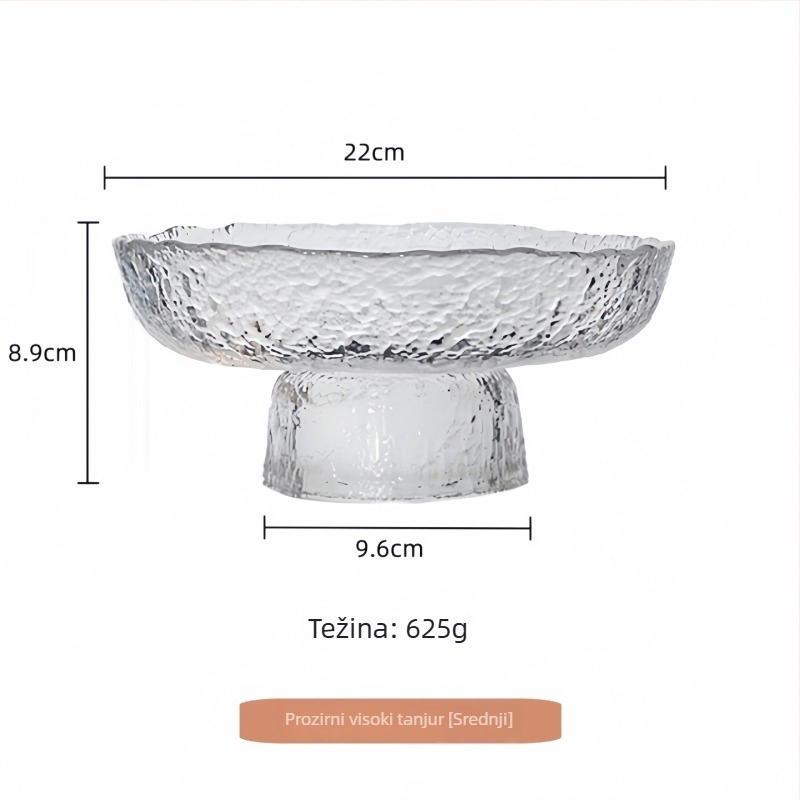 Luxury meow staklena posuda za voće - jednostavan stil, premium kvaliteta