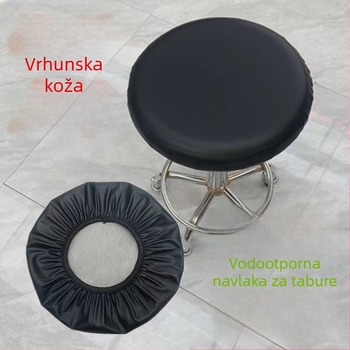 Kružni navlaka za stolac za salon, vodonepropusna i otporna na masnoće, univerzalna veličina