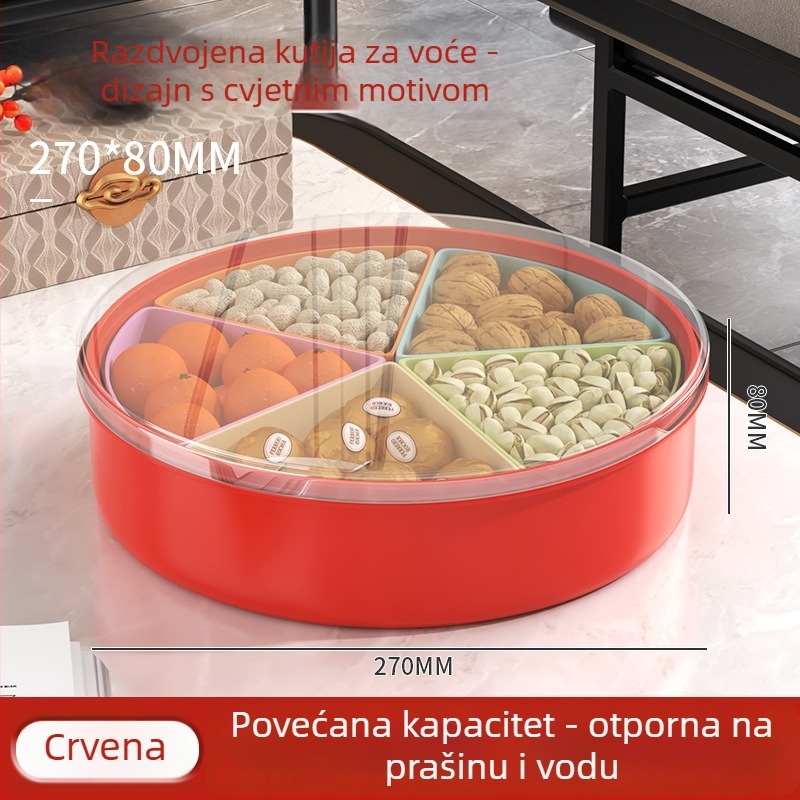 Langcheng pladanj za voće, PP materijal, moderan minimalistički stil, gravirani uzorak, lansiran u proljeće 2021