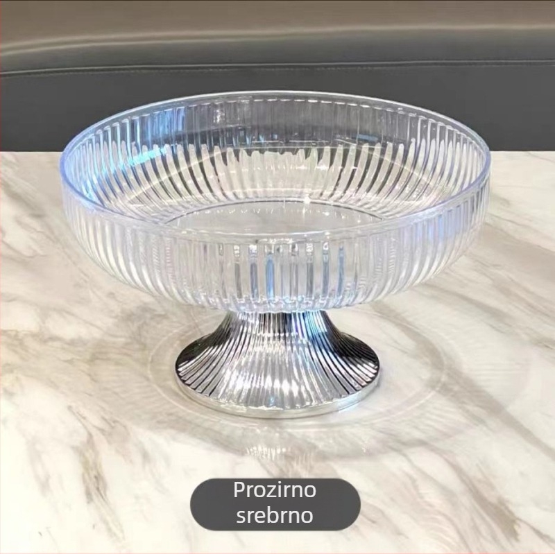 Plastični tanjur za voće, retro stil laganog luksuza, prvoklasna kvaliteta