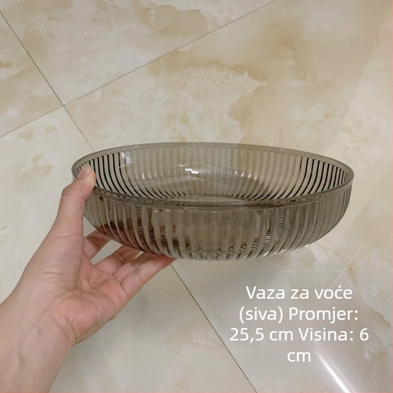 Plastični tanjur za voće, retro stil laganog luksuza, prvoklasna kvaliteta