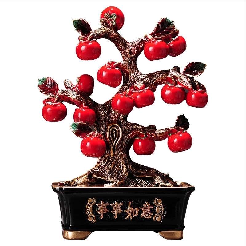 Smolena figura sretnog jelena - kineski stil ukrašavanja, smolarski ručni rad, brand Card decoration, idealan poklon za useljenje