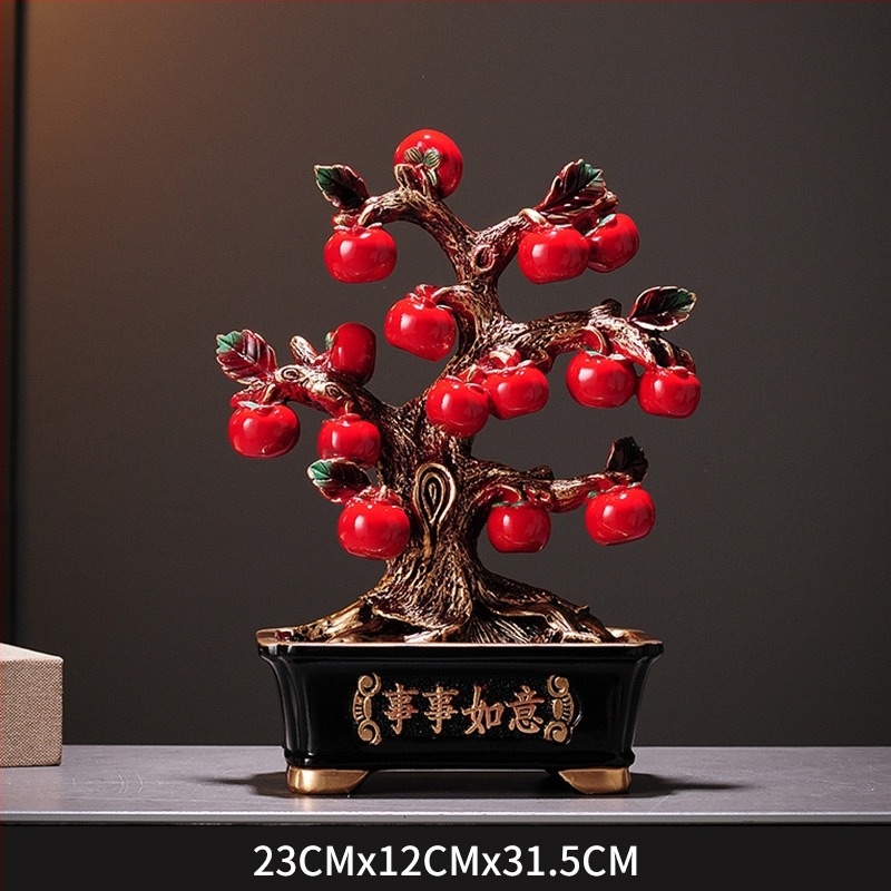 Smolena figura sretnog jelena - kineski stil ukrašavanja, smolarski ručni rad, brand Card decoration, idealan poklon za useljenje