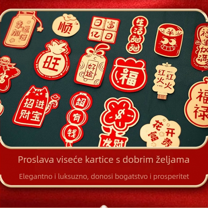 Umjetni cvjetni ukras u kanti blagoslova, kineskog stila, injekcijsko oblikovanje, dekor dnevnog boravka za Novu godinu