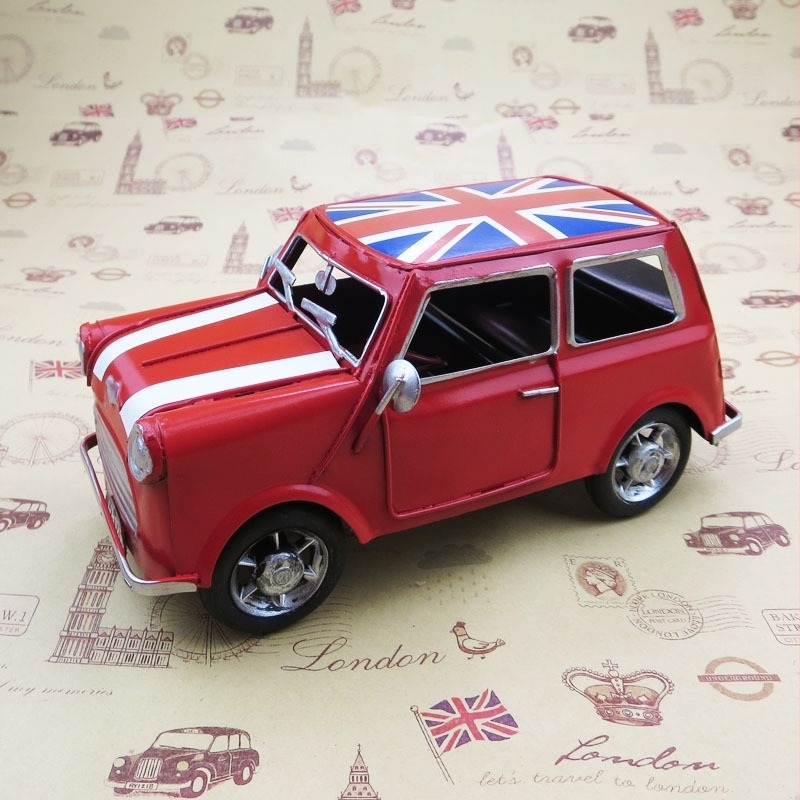 Sa Zhe kovani željezni model automobila, lagani luksuzni stil europsko-briti, retro nostalgična kućna dekoracija