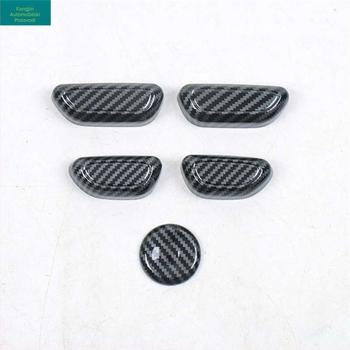 Unutarnja obrubna traka s karbonskim izgledom za Buick GL8 New Energy Lu Shang – ABS plast, okvir navigacije i okvir ručice stražnjih vrata