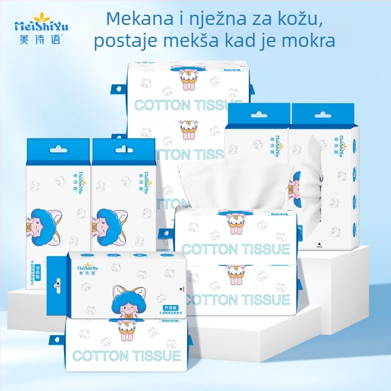 Jednokratna velika rola za lice, debela, salonske kvalitete, od vlakana drveta, marka Winne Fragrance