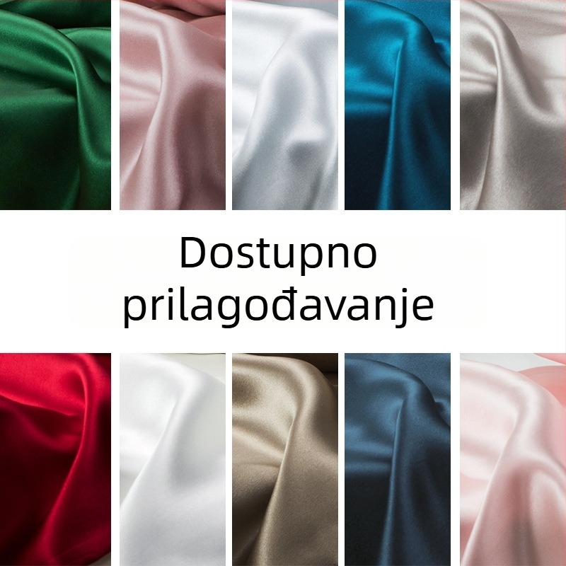 Jastučnica Mulberry Silk, 19 Momme, 100% svila, Moderni minimalistički stil, Reaktivno bojanje, za jednu jastučnicu