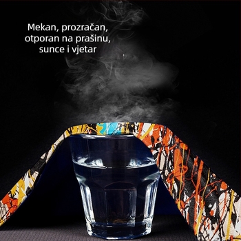 Vanjski bezšavni antibakterijski šal za glavu od ice silk za muškarce i žene, ljetna zaštita od prašine i sunca, svestrana maska za biciklizam