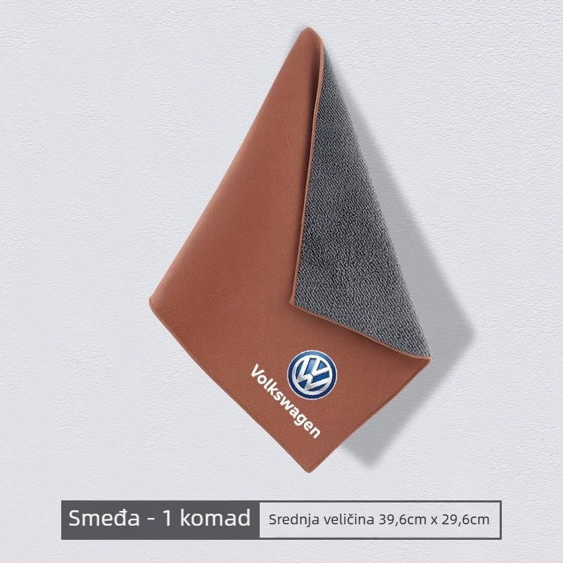 Chebufang velur krpa za pranje automobila, bez dlačica, kompatibilna s VW Sagitar, Magotan, Lavida, Bora, Touran i Tiguan