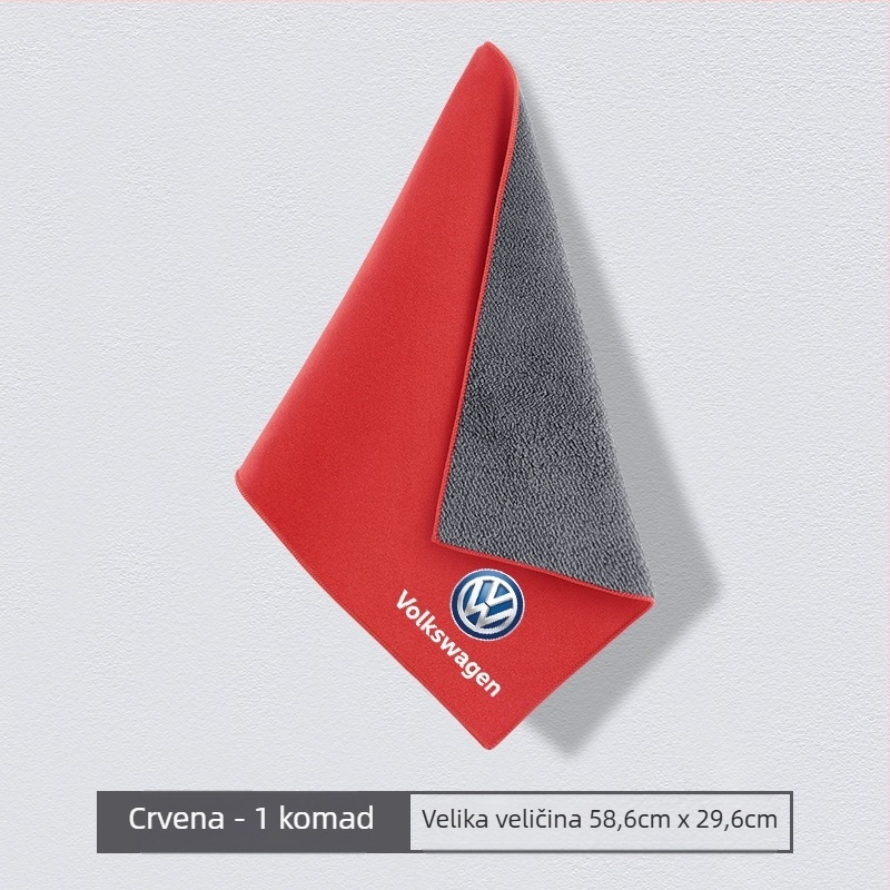 Chebufang velur krpa za pranje automobila, bez dlačica, kompatibilna s VW Sagitar, Magotan, Lavida, Bora, Touran i Tiguan