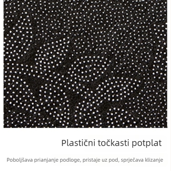 Božićni prostir za ulaz i kupaonicu od kristalnog velura, otporan na mrlje, jednostavan za održavanje, dekorativna prostirka za vrata