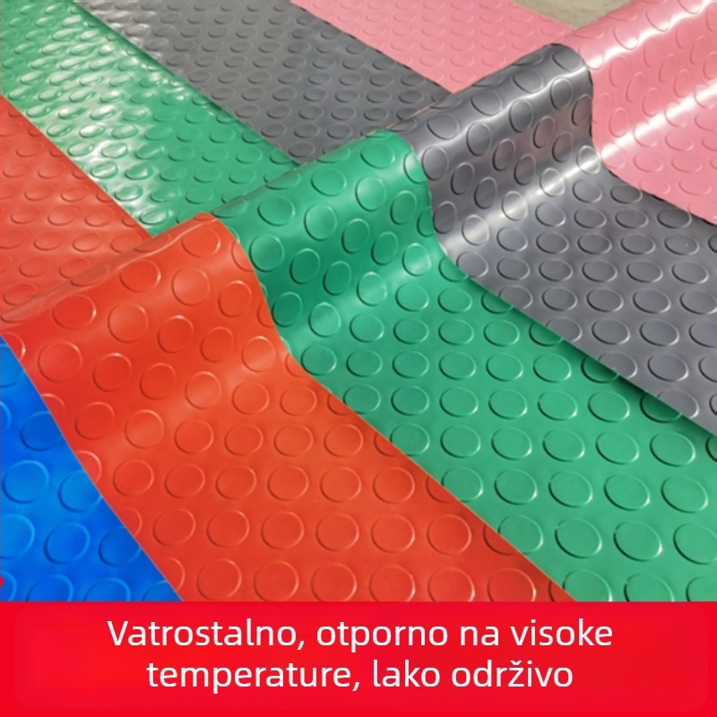 PVC debeli protuklizni podni mat za ulaz, vodootporna gumena podloga za hodnik, stepenice, skladište i kuhinju