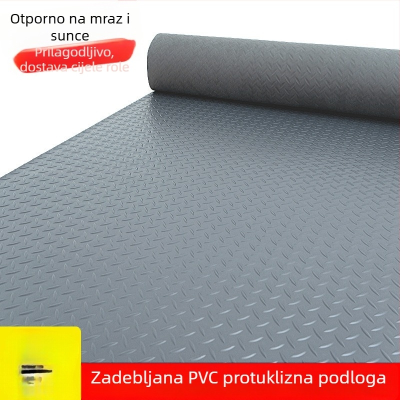 PVC debeli protuklizni podni mat za ulaz, vodootporna gumena podloga za hodnik, stepenice, skladište i kuhinju