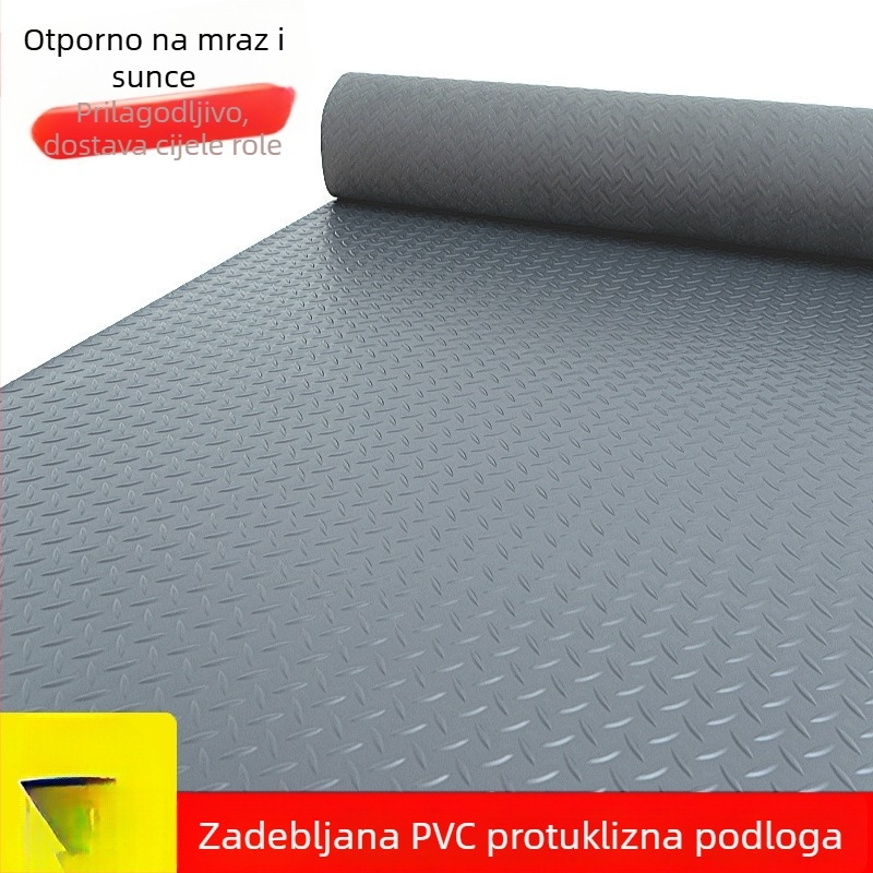 PVC debeli protuklizni podni mat za ulaz, vodootporna gumena podloga za hodnik, stepenice, skladište i kuhinju
