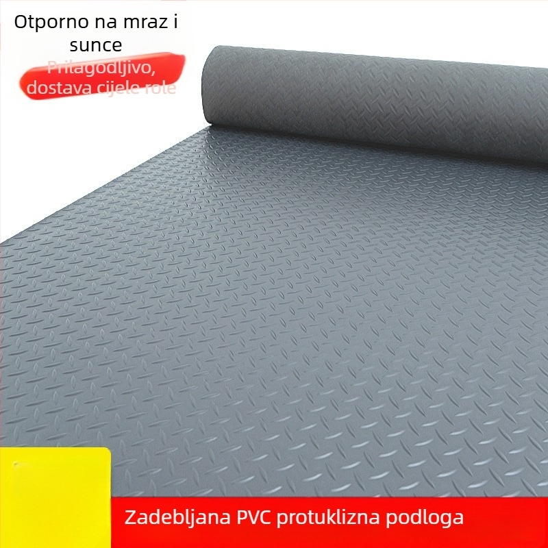 PVC debeli protuklizni podni mat za ulaz, vodootporna gumena podloga za hodnik, stepenice, skladište i kuhinju