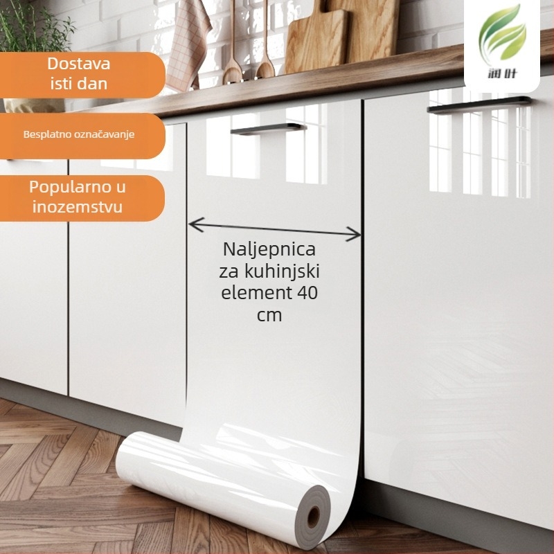 Folija za promjenu boje ormara za renovaciju, bez mirisa, vodootporna zaštitna folija za ladice, ormariće i štednjake