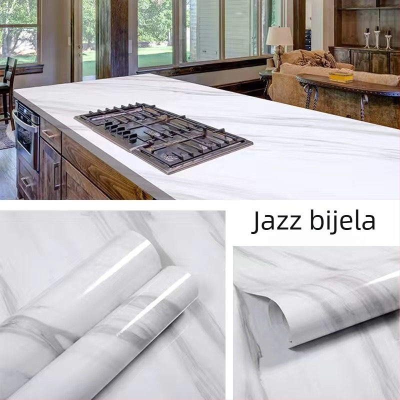 Folija za promjenu boje ormara za renovaciju, bez mirisa, vodootporna zaštitna folija za ladice, ormariće i štednjake