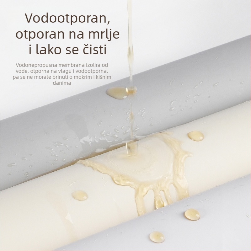 Jednobojna samoljepljiva tapeta za ormare i namještaj, obnova namještaja, vodootporna i otporna na vlagu.