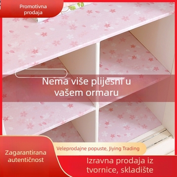 Garderobni unutarnji naljepnica PVC, samoljepljiva, otporna na toplinu i vlagu, floralni uzorak, vodootporna, za spavaću sobu, pastoralni stil