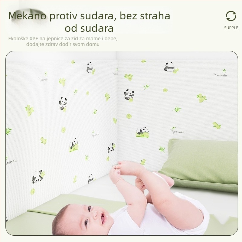 Mekana pjenasta zaštita zida za djecu – zaštita od udara uz rub kreveta, tatami stil