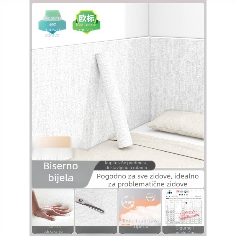 Mekana pjenasta zaštita zida za djecu – zaštita od udara uz rub kreveta, tatami stil